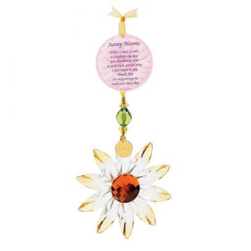 Facets Yellow Daisy Ornament