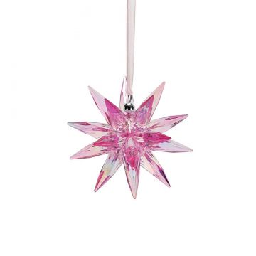 Facets Pink Sea Urchin Ornament