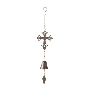 Ganz Cross With Pointed Ends Windchime