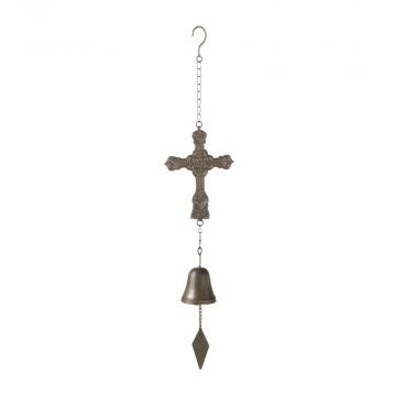 Ganz Cross With Solid Rounded Ends Windchime