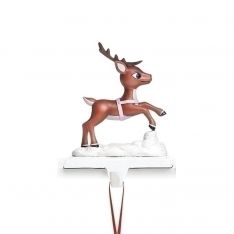 Roman Rudolph Stocking Holder - Reindeer with Left Hoof Up