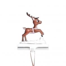 Roman Rudolph Stocking Holder - Reindeer with Left Hoof Down