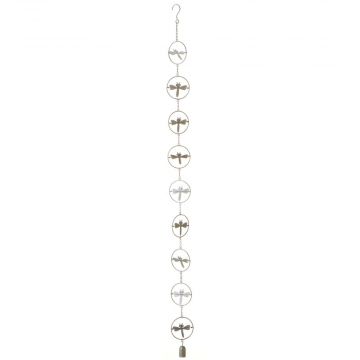Ganz Midwest-CBK Outdoor Living Antique Brush Kinetic Dragonfly Rain Chain