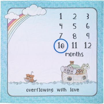 Precious Moments Overflowing With Love Milestone Blanket