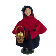 Byers' Choice Salvation Army Girl with Pears