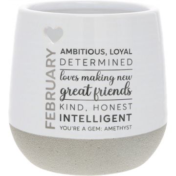 Pavilion Gift Company You Are a Gem February 11 oz Soy Wax Candle