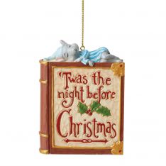 Jim Shore Heartwood Creek Twas the Night Book with Mouse Ornament