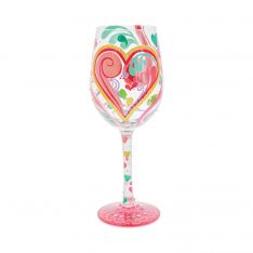 Designs by Lolita My Hearts-a-Swirl Wine Glass