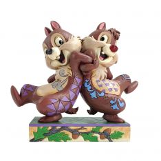 Jim Shore Disney Traditions Chip 'n Dale Figurine "Mischievous Mates"