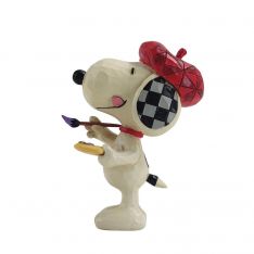 Heartwood Creek Peanuts by Jim Shore Mini Snoopy Artist Figurine