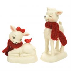 Department 56 Snowbabies Oh Deer Collectible Animal Set of 2 Figurines