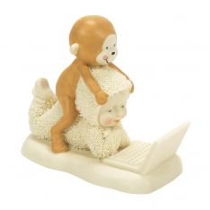 Department 56 Snowbabies Get A Monkey Off Your Back Figurine