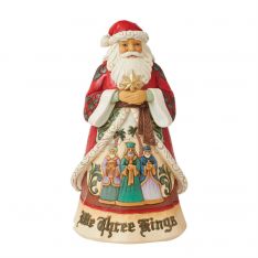 Jim Shore Heartwood Creek We Three Kings 17th Song Santa Figurine