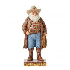 Jim Shore Heartwood Creek Western Santa Figurine