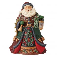 Jim Shore Heartwood Creek Collector Santa Lantern Figurine