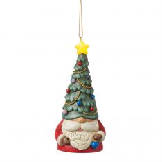 Jim Shore Heartwood Creek LED Gnome Tree Hat Ornament
