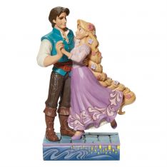 Jim Shore Disney Traditions Rapunzel & Flynn Love Figurine