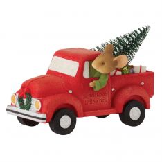 Tails with Heart Christmas Delivery Figurine