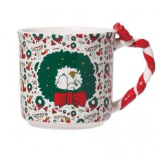 Department 56 Studio Brands Peanuts Snoopy Wreath Mug