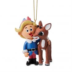 Department 56 Studio Brands Rudolph and Hermey Best Pals Ornament
