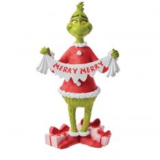 Department 56 Studio Brands Dr Seuss Merry Collection Grinch Figurine