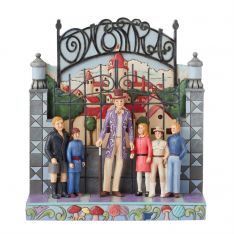 Jim Shore Heartwood Creek Willy Wonka with Children By Gate Figurine