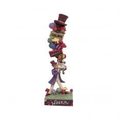 Jim Shore Heartwood Creek Willy Wonka with Stacked Icons Figurine
