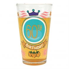 Designs by Lolita 60th Birthday Pint Glass