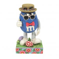 Jim Shore Heartwood Creek M&M'S Blue Character with Bowtie Figurine