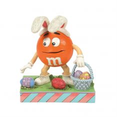 Jim Shore Heartwood Creek M&M'S Orange Character with Basket Easter Figurine