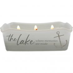 Pavilion Gift Company Thoughts of Home - The Lake 12 oz Soy Wax Candle
