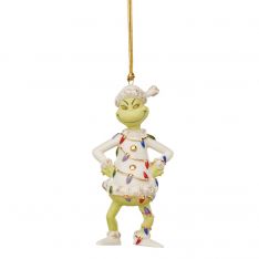 Lenox 2023 Grinch with Lights Ornament