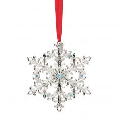 Lenox 2023 Snow Majesty Dated Metal Ornament, 19th Edition