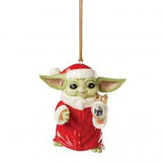 Lenox 2023 Star Wars Baby Yoda, Grogu Santa Ornament