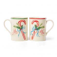 Lenox Christmas Mr & Mrs 2-Piece Mug Set