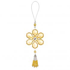 Ganz Crystal Expressions Daisy in Bloom Ornament - Yellow