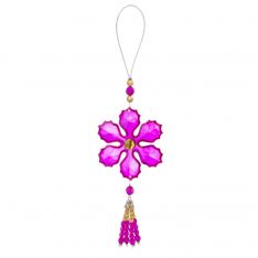 Ganz Crystal Expressions Daisy in Bloom Ornament - Pink