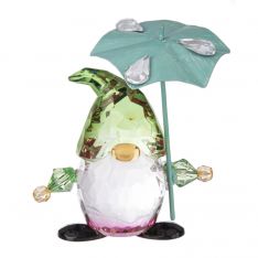 Ganz Crystal Expressions Hello Spring Gnome Figurine - Umbrella