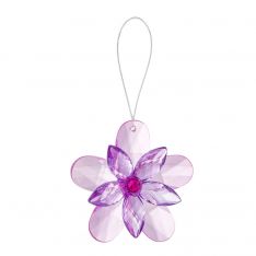 Ganz Crystal Expressions Garden Party Light Pink Flower Ornament