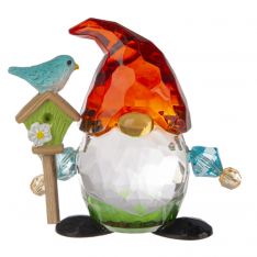 Ganz Crystal Expressions Nature Lover Gnome Figurine - Birdhouse
