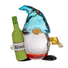 Ganz Crystal Expressions Sippin' with my Gnomies Figurine - White Wine