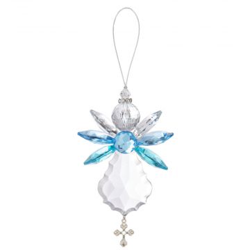 Ganz Crystal Expressions Blessed Day Angel Ornament - Blue