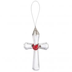 Ganz Crystal Expressions Cardinal Cross Ornament