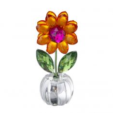 Ganz Crystal Expressions Potted Daisy Figurine - Orange