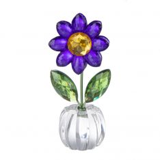 Ganz Crystal Expressions Potted Daisy Figurine - Purple
