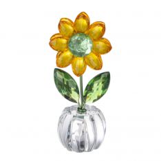 Ganz Crystal Expressions Potted Daisy Figurine - Yellow