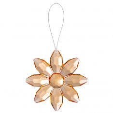 Ganz Crystal Expressions Sweet Bloom Ornament - Orange