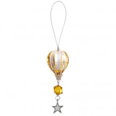 Ganz Dreams & Wishes Hot Air Balloon - Gold With Star Charm