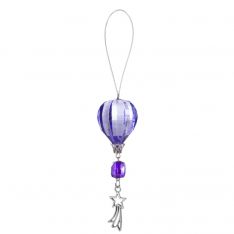 Ganz Dreams & Wishes Hot Air Balloon - Purple With Shooting Star Charm