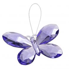 Ganz Crystal Expressions Garden Butterfly Ornament - Purple